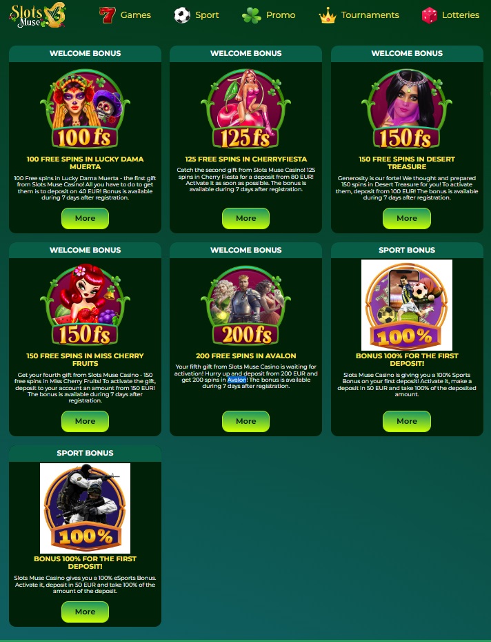 Experience the Excitement of Slots Muse Online Casino UK Experience the Excitement of Slots Muse Online Casino UK
