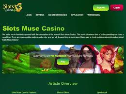 Experience the Excitement of Slots Muse Online Casino UK Experience the Excitement of Slots Muse Online Casino UK